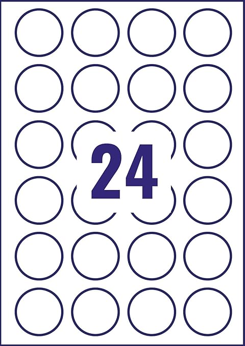 Avery Zweckform E3613 Sticker Zum Selbstdrucken O 40 Mm 8 Bogen 192 Etiketten Weiss Amazon De Burobedarf Schreibwaren Avery Zweckform E3613 Sticker Zum Selbstdrucken O 40 Mm 8 Bogen 192 Etiketten Weiss Amazon De Burobedarf Schreibwaren