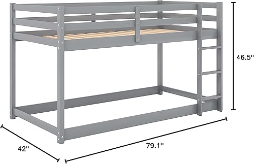 Miniatura 10 de Merax Litera con escalera individual sobre suelo individual, color blanco