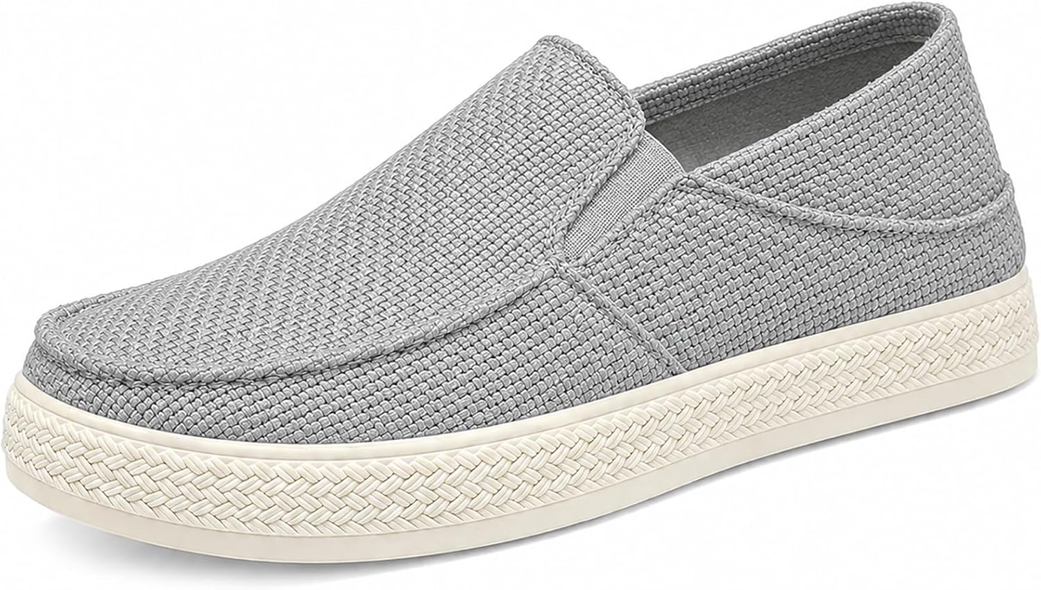 Mens Slip On Loafers Casual Walking Shoes canvas shoes Lightweight Sneakers