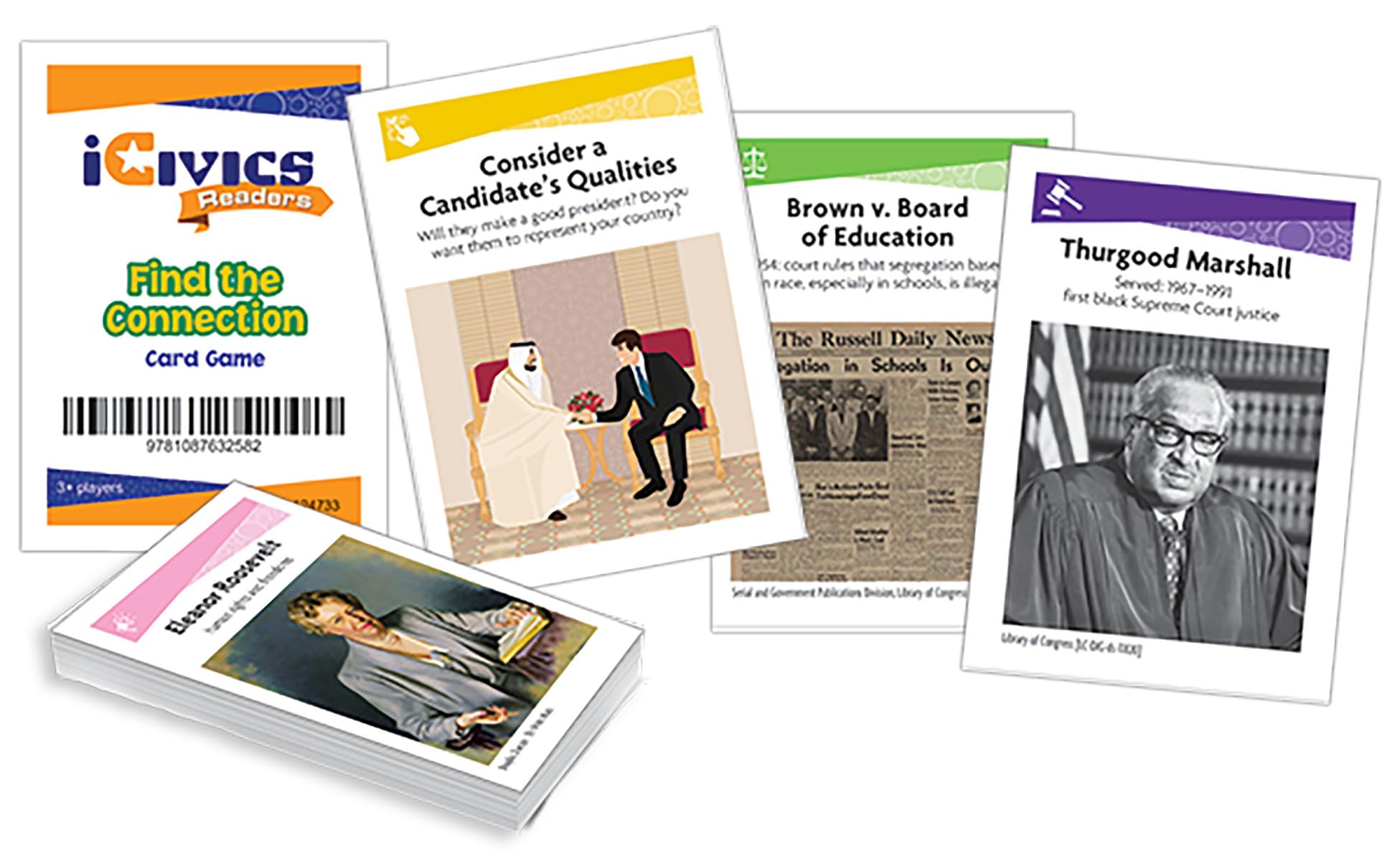 iCivics: Find the Connection Game Cards