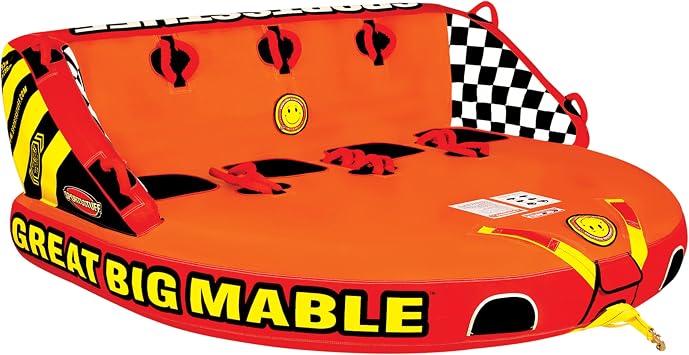 Airhead AHT2218GM Great Big Mable Inflatable Quadruple Rider Towable