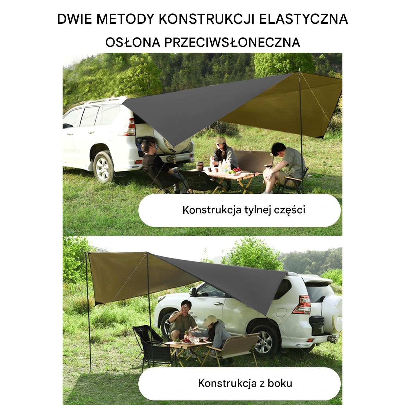 Markiza Samochodowa Zewnętrzna osłona przeciwsłoneczna