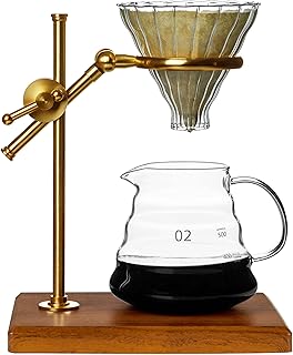 Pour Pour Over Coffee Maker with Adjustable Stand
