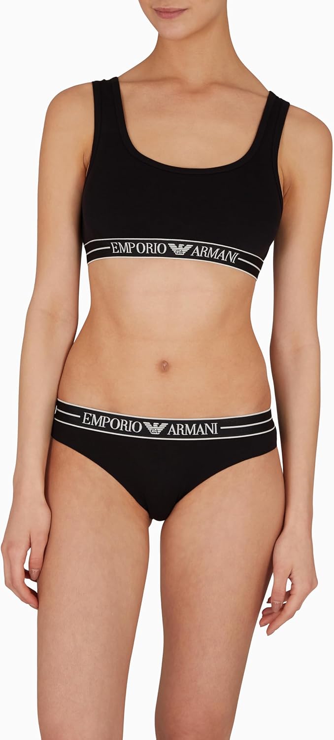 Emporio Armani Women's Everyday Cotton Bralette Bra - Image 2