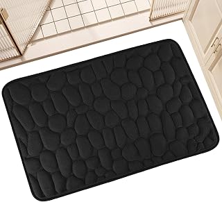 吸水バスマット、高吸水バスマット 浴室用性滑り止め裏地、ソフトフランネル、通気性、速乾性、洗濯機洗い可能 | 速乾性 キッチン、リビングルーム、会議室、書斎、廊下、寝室に