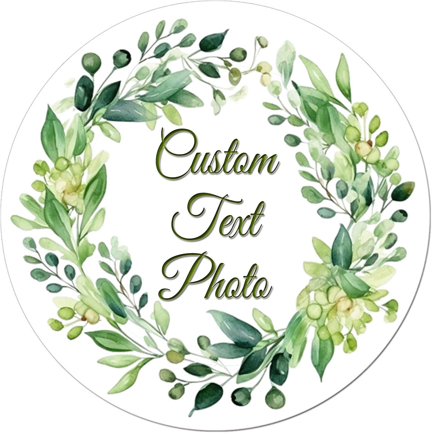 Personalized Custom Round Stickers Labels Customized