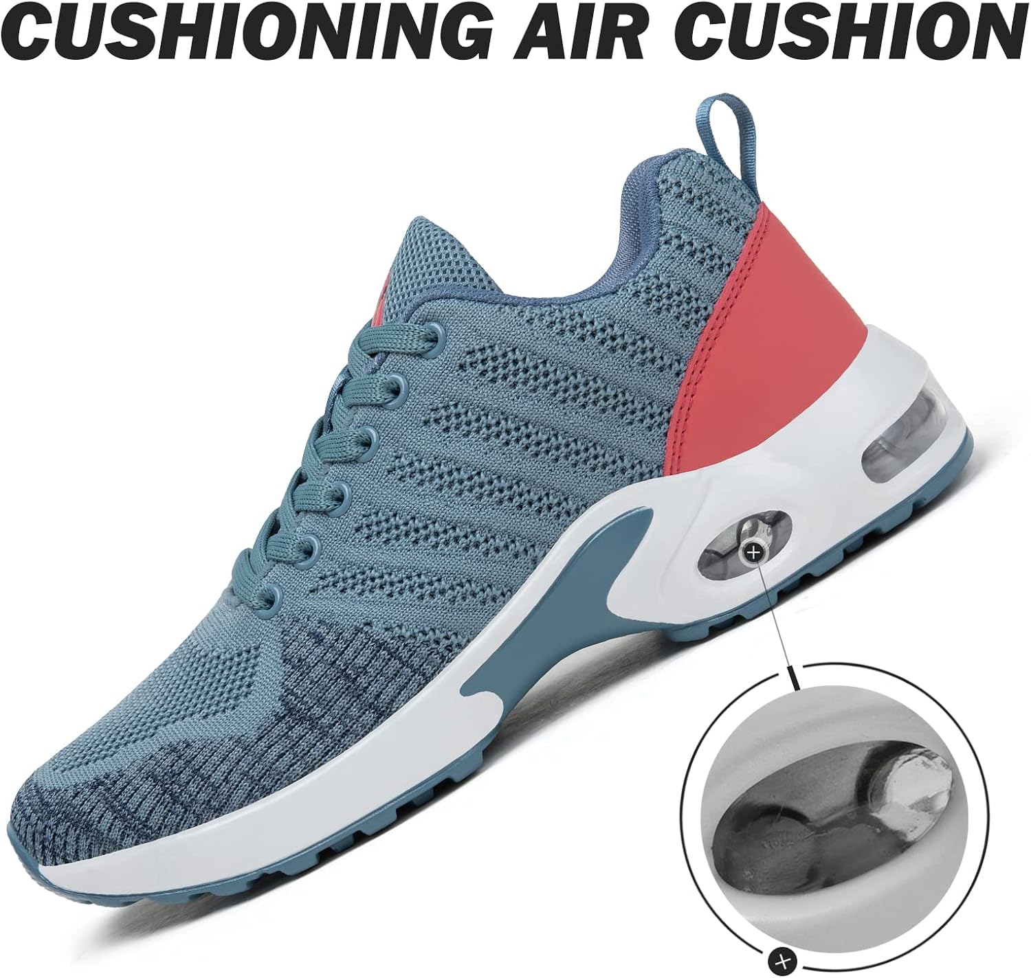 | Mishansha Women's Breathable Sneaker Air Cushion Running Shoes Fashion Sport Gym Jogging Tennis Shoes US 5.5-10.5 | Road Running