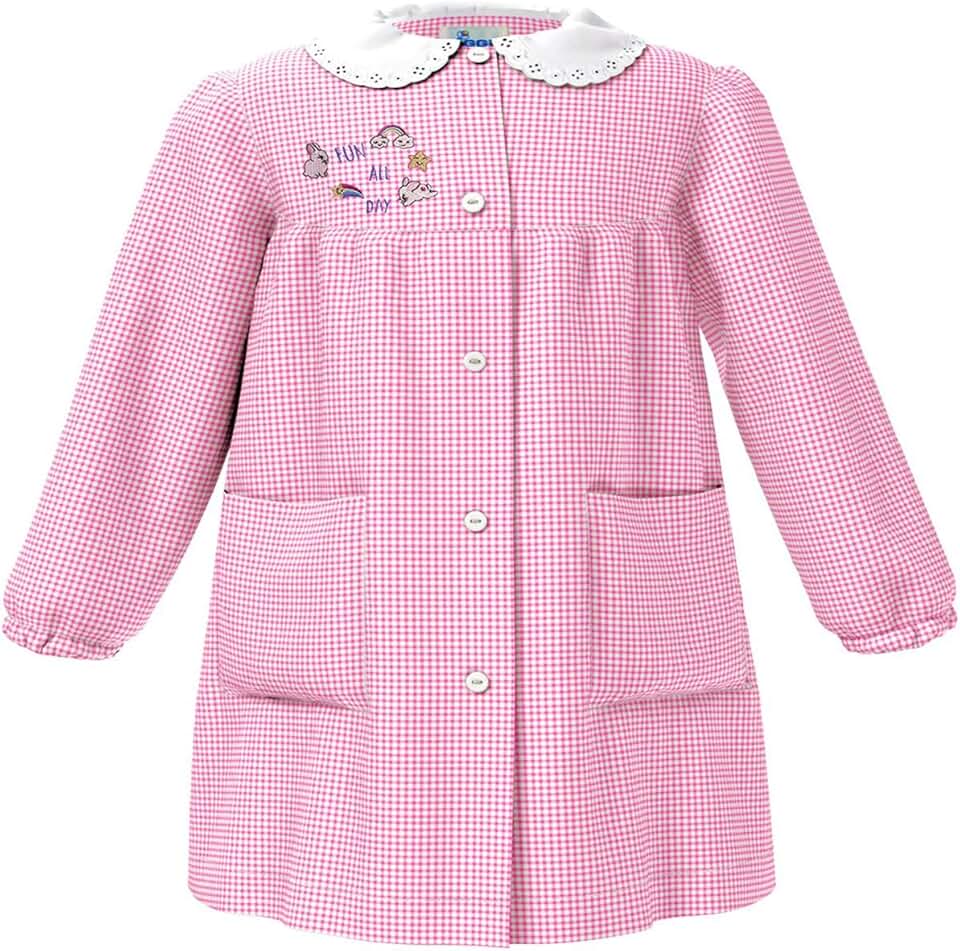 Grembiule Scolastico A Quadri Klottz - Per Asilo E Lavoretti, Cotone E Poliestere - Foto 8