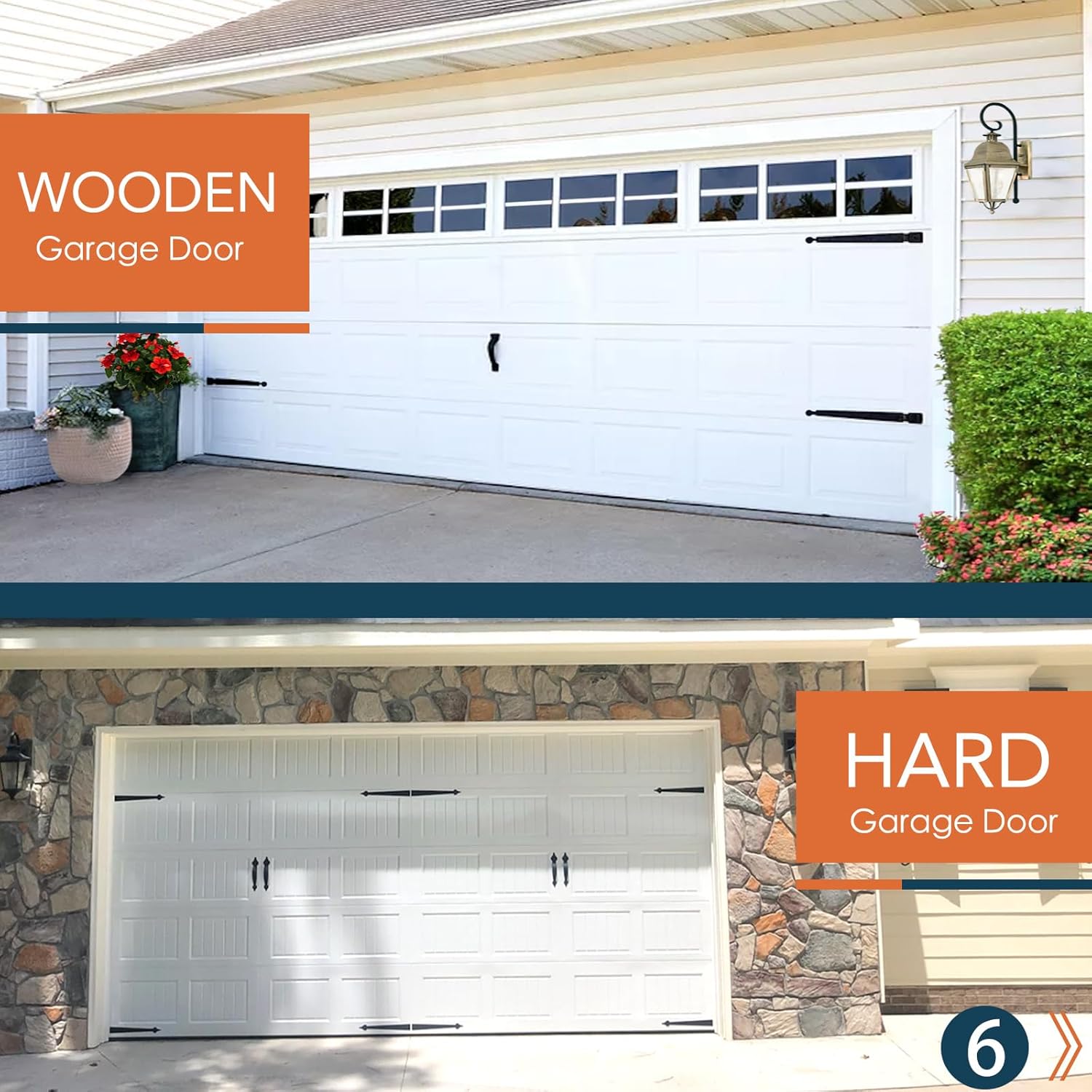 BEEBAON Garage Door Top and Sides Seal, 32 FT Rubber Garage Door Sealing Strip