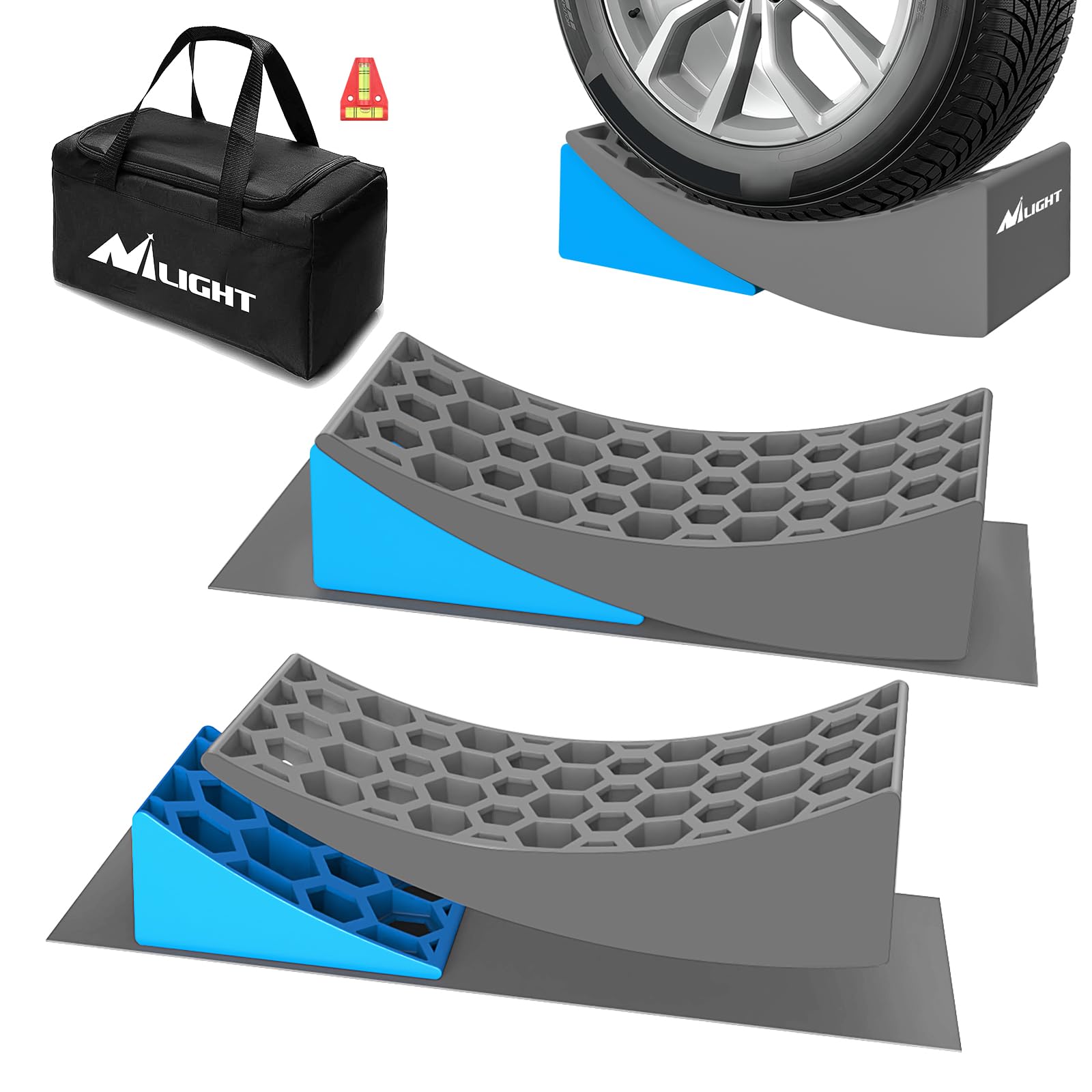 Nilight RV Leveling Ramps, 2-Pack
