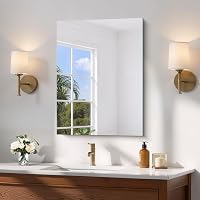 COFENY Frameless tükör 60x45 cm, pattanásmentes fürdőszobai fali tükör 1