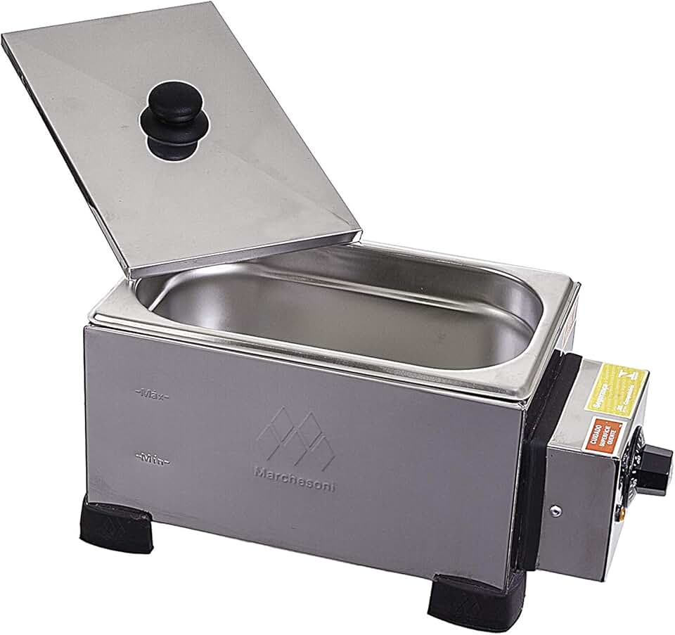 Derretedeira 1 Cuba 2.5 kg, 220V, Marchesoni Profissional, Inox