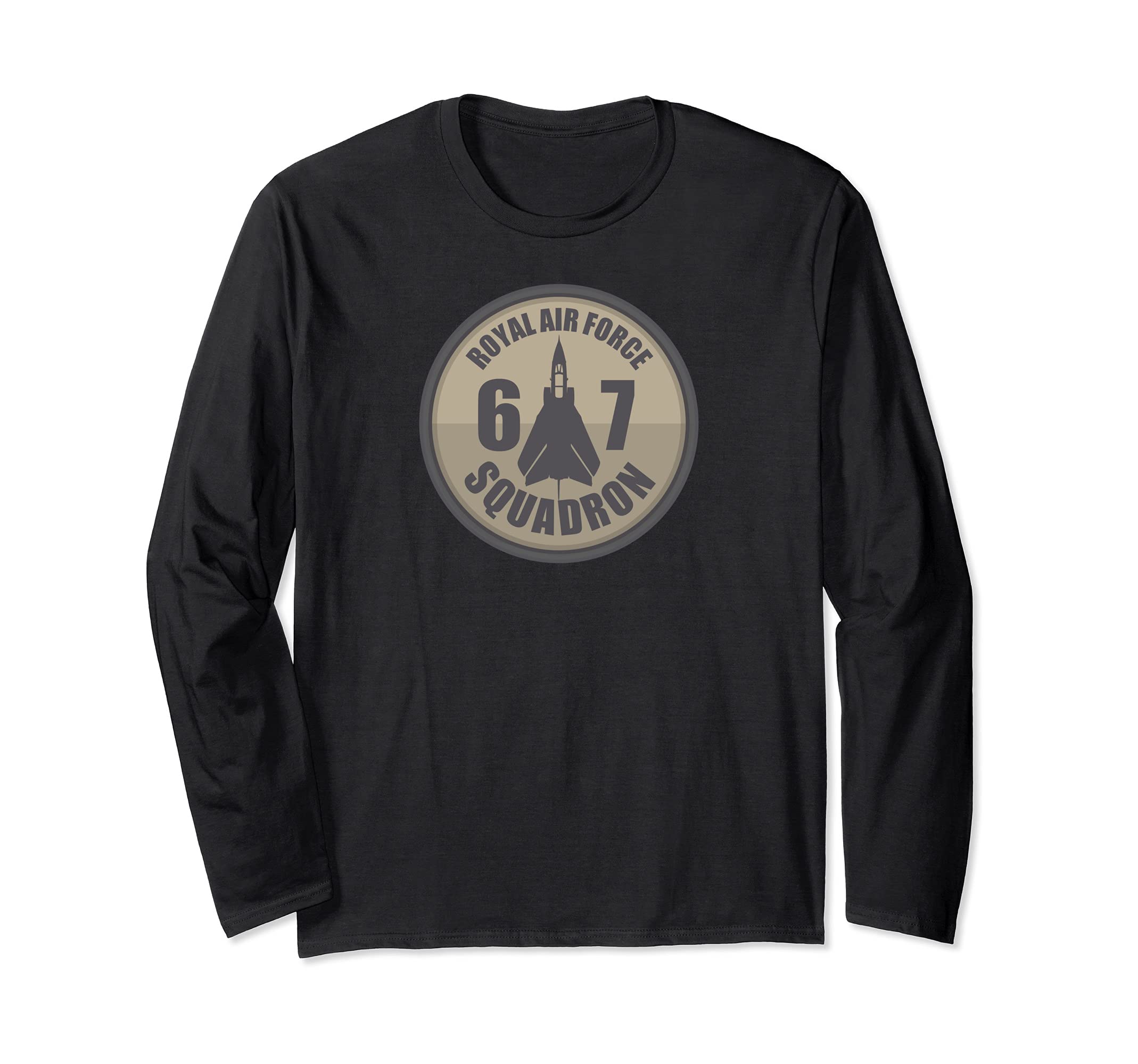 RAF Tornado 617 Squadron Long Sleeve T-Shirt, Black