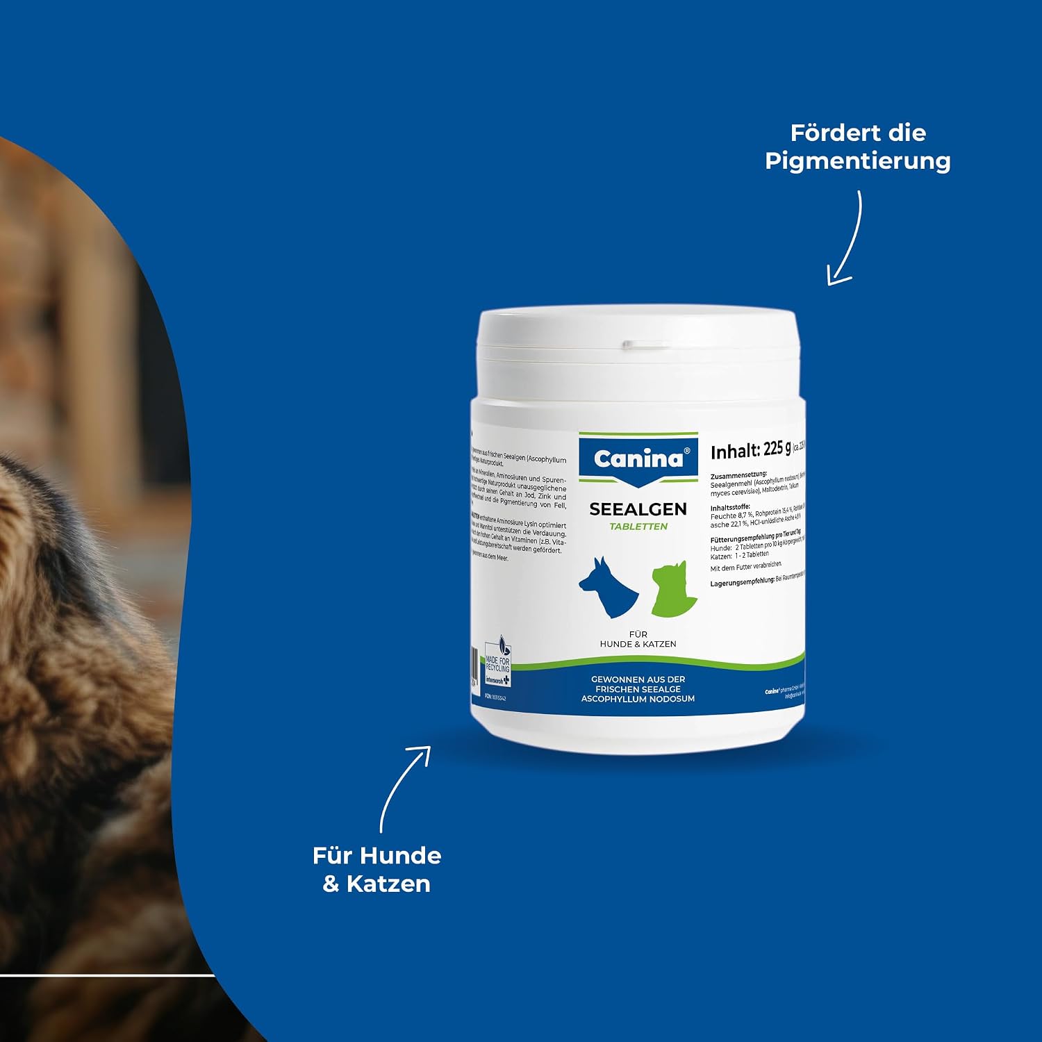 Canina pharma seaweed tablets 225 g