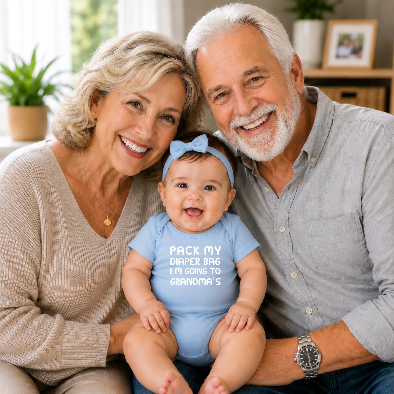 CBTwear Pack My Bag Going to Grandma's House Baby Bodysuit
