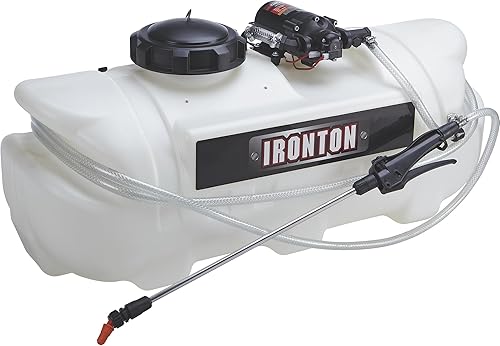 Ironton Rociador puntual ATV - Capacidad de 16 galones, 2.1 GPM, 12 voltios