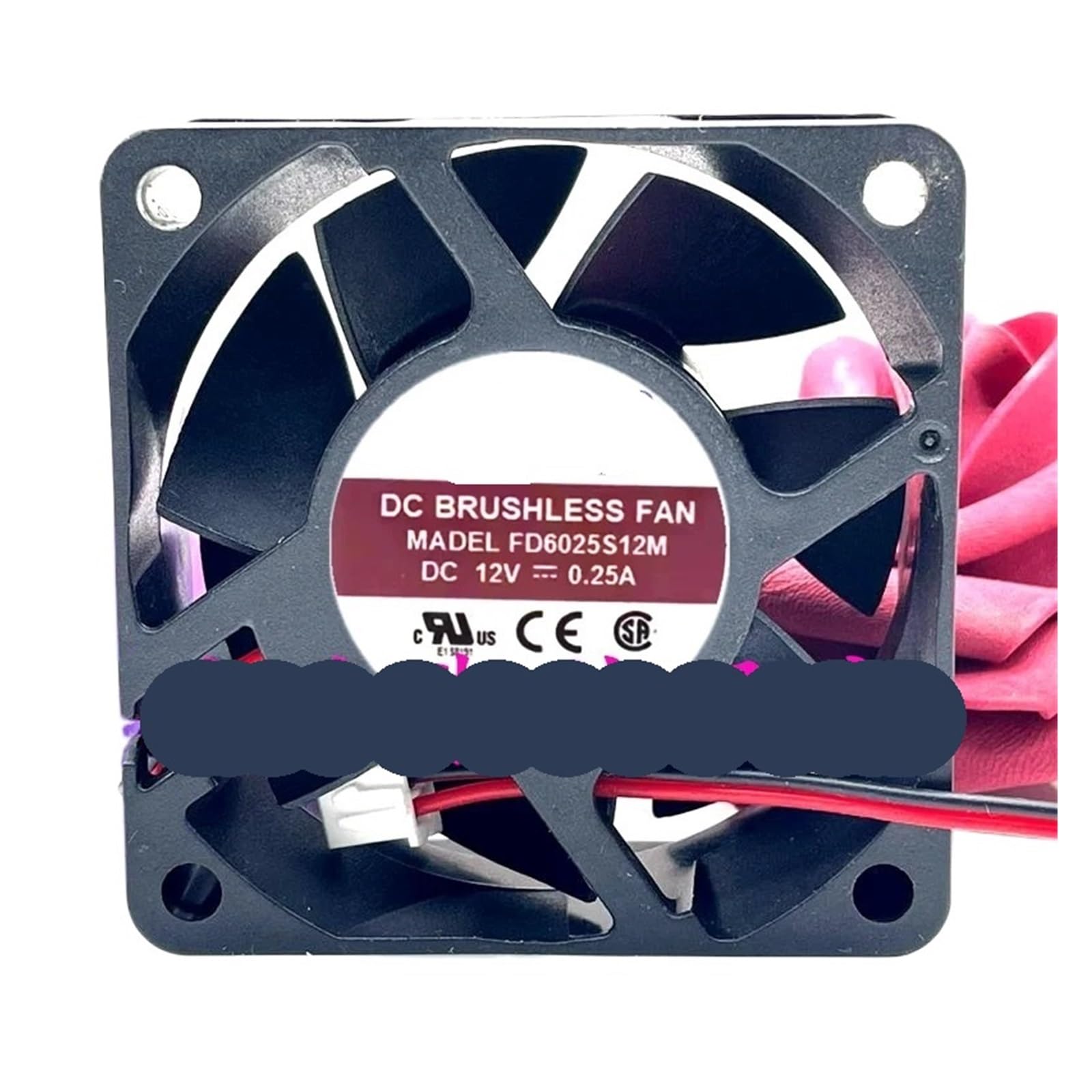 Ventilador de refrigeración para servidor FD6025S12M, extractor de 12 V CC y 60 mm