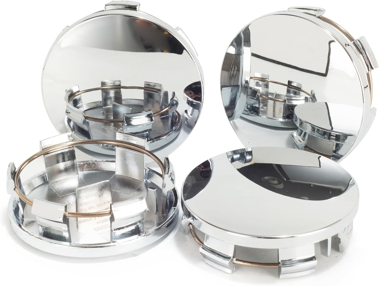 4 Pack 63.9 mm/2.52 in Wheel Center Caps Kit for 2015-2022 Challenger 2016-2020 Grand Cherokee 2019-2024 Durango,ID 54.5 mm / 2.15 inch, Replaces 5QW99SZ0AA 5QW99TRMAA Black Rim Covers