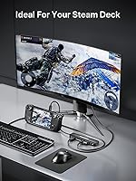 Vista 7 de Concentrador USB C Adaptador Multipuerto, DockteckExpand Dongle USB C 7 en 1 con Puerto HDMI 4K 60Hz, Ethernet de 1Gbps, 100W PD, 2 Puertos USB 3.0