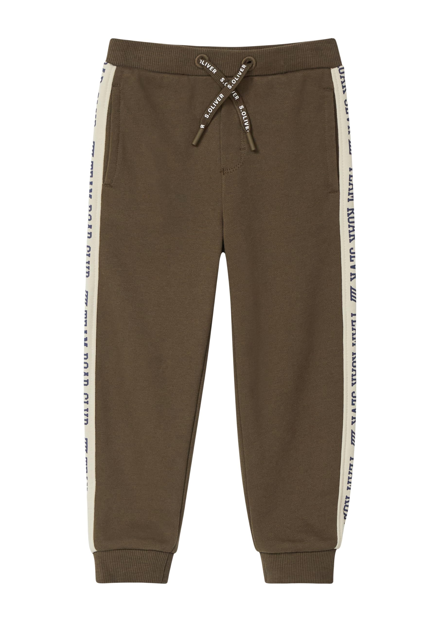 s.Oliver Sweatpants mit bedrucktem Seitenstreifen