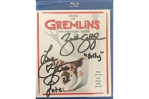 Corey Feldman & Zach Galligan Signed JSA Blu-ray Cover for Gremlins