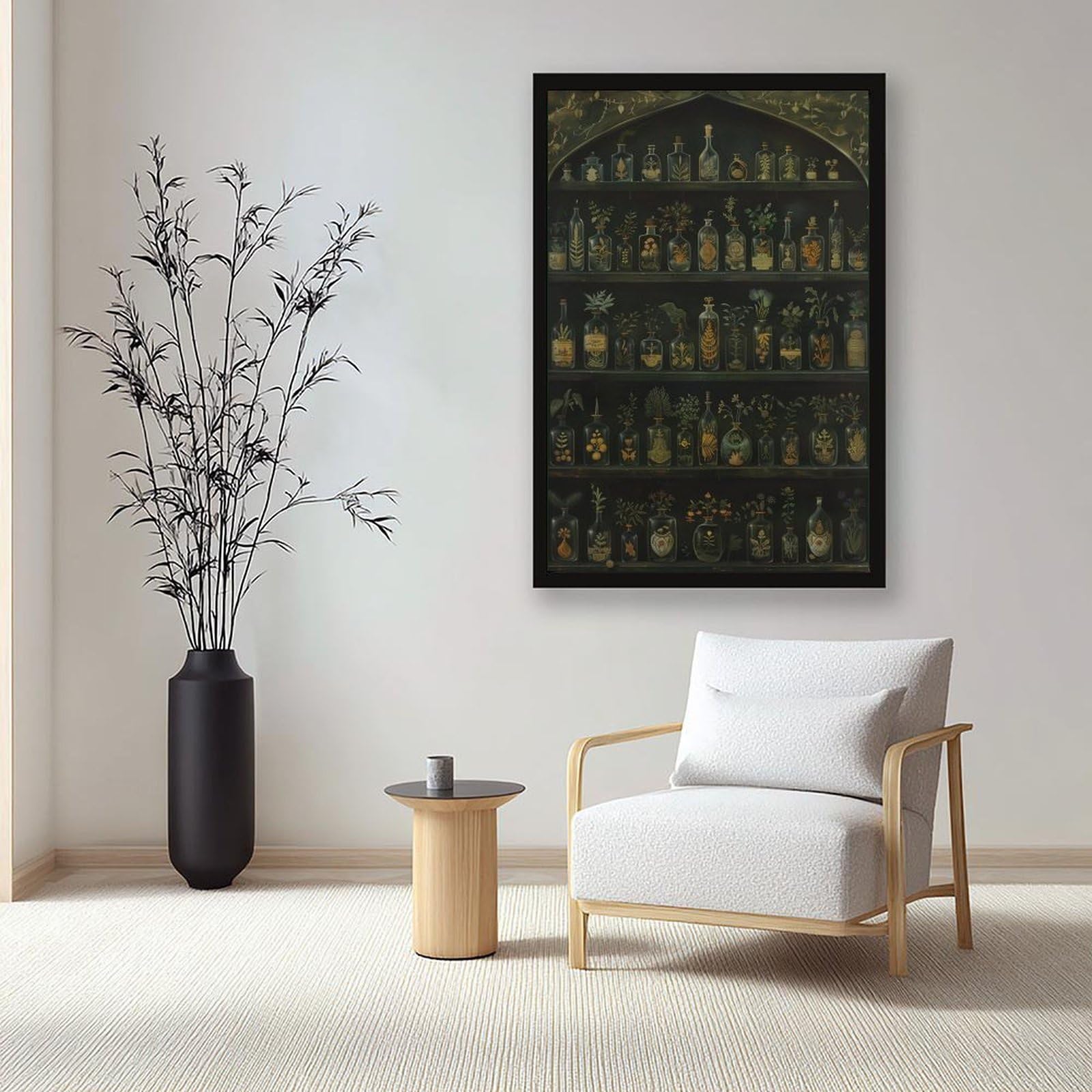 Poster sur toile représentant une potion de sorcière - Décoration de chambre à coucher, bureau, chambre - Cadeau - 30,5 x 45,7 cm (L x l)
