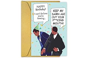 Happy Fucking Birthday Will Smith Slap Chris Rock Oscar Meme Card