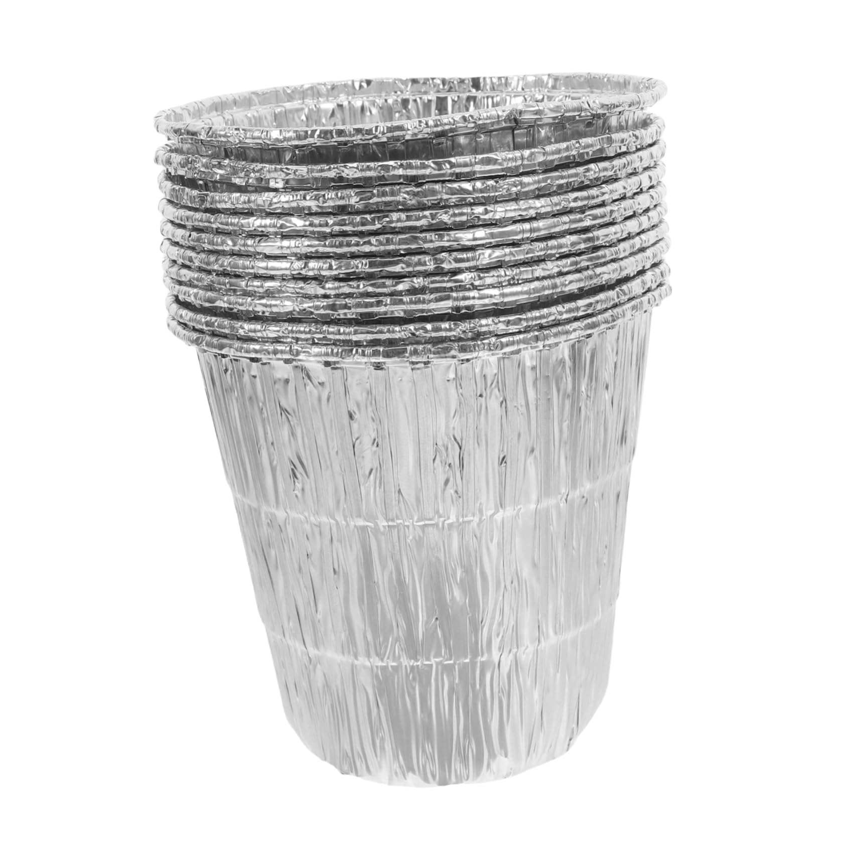 Parliky 10pcs Grill Grease Trap Liner Replacement for Aluminum Foil Pan Easy Cleanup and Universal Fit for BBQ