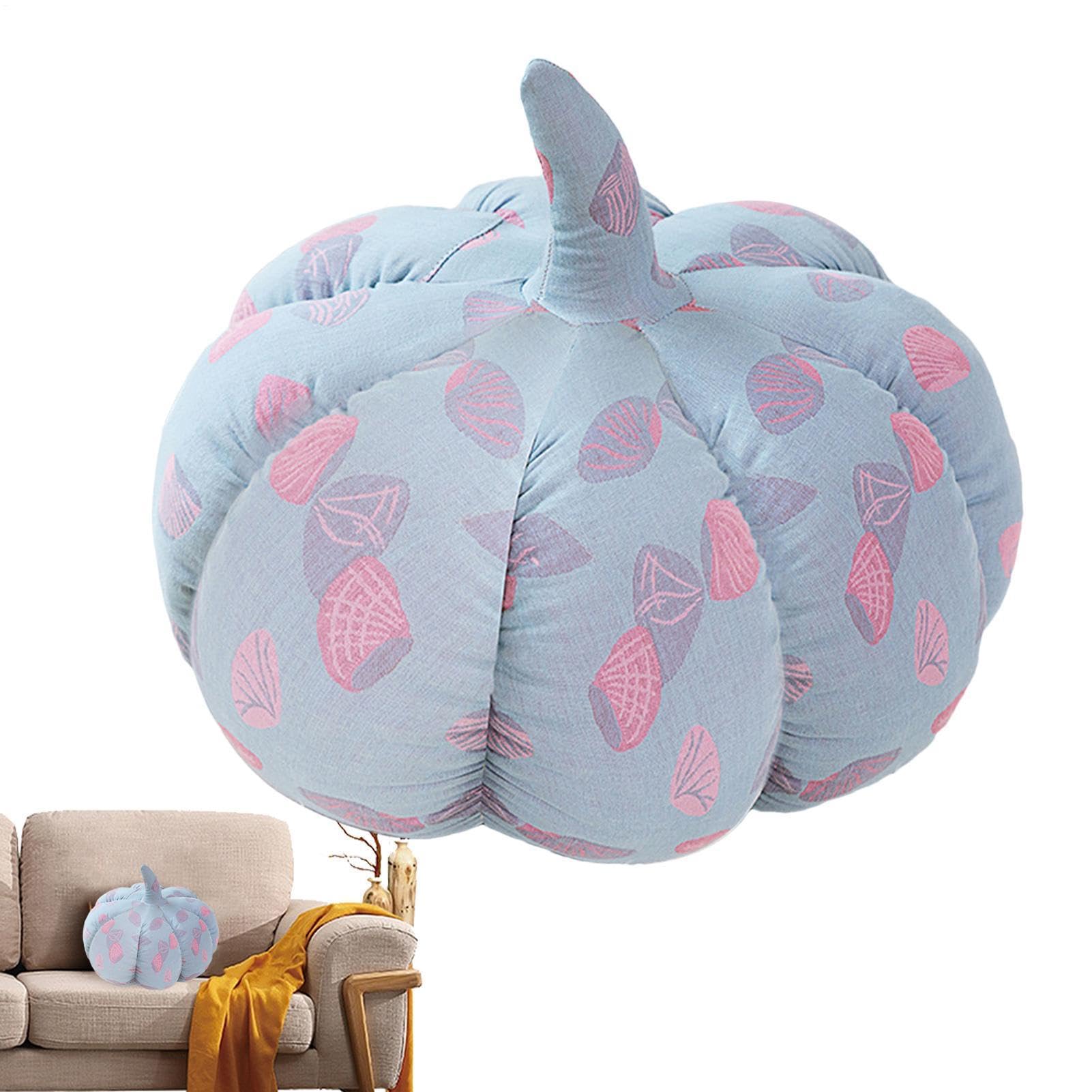 Almohadas de calabaza decorativas para Halloween y cojín mullido de sofá