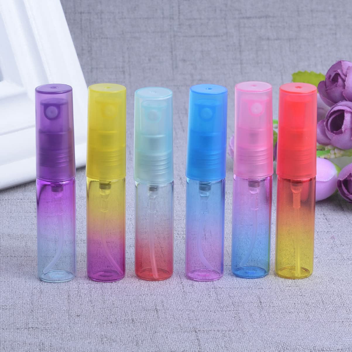 3 Juegos De Minibotellas Pulverizadoras De Perfume Para Viaje Reutilizables Para Cosméticos 12 Unidades