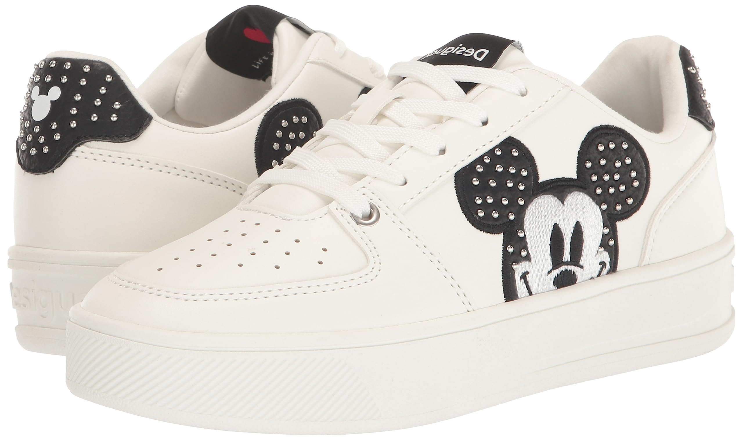 Desigual Damen Shoes_Fancy_Mickey StudsSHOES_Fancy_Mickey Studs 1000 White