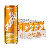 Vista 16 de GURU Tropical Punch - Bebidas energéticas orgánicas, bebida energética limpia con cafeína natural a base de plantas de té verde + enfoque con L