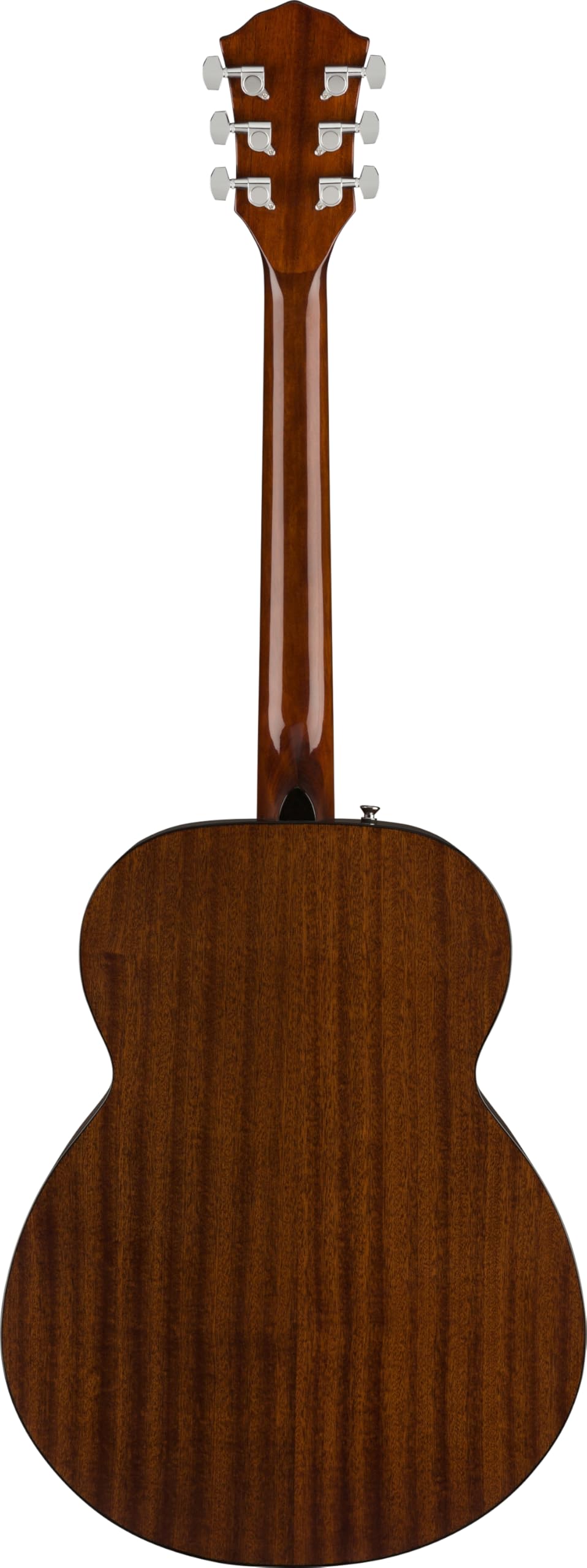 Fender FA-135 Konzert Akustikgitarre, Ganzmahagoni-Korpus, Walnuss-Griffbrett, Nato-Hals, Modernes 3+3 Kopfplatten-Design, Viking-Steg, Natur
