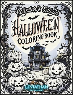 Leviathan Dreamscapes Halloween Coloring Book Collector’s Edition