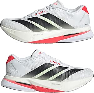 adidas アディダス（adidas） ランニングシューズ トレーニングシューズ 部活 アディゼロ ボストン 13 JS4934 （ホワイト×グレー/２６．０/Lady's）