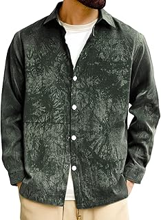 Camisa de negocios casual para hombre, camisa de manga larga con botones, camisa de manga larga, camisa de corte regular, cuello de solapa, camisa de verano, manga larga, blusa de moda