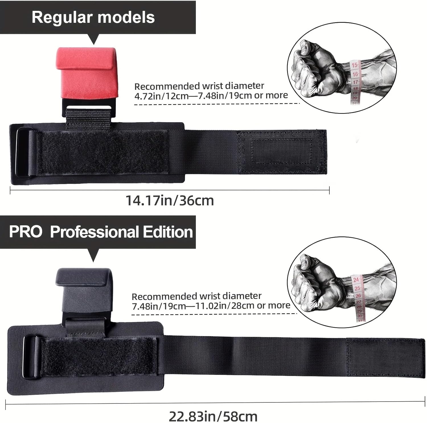 Weight Lifting Hooks Gym Fitness Set Weightlifting Wrist Straps Heavy Duty Pull-ups Power Grips with Padded Workout Hook