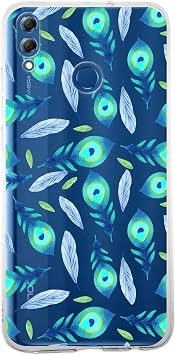 PrintiFy Huawei Honor 8X ile Uyumlu 1mm Slim Fit Nazar Boncu u 3 Bask l   effaf K l f