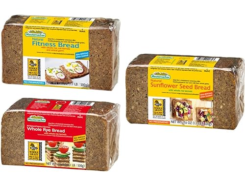Miniatura 26 de Mestemacher Pan integral (centeno entero orgánico, 17.6 onzas, paquete de 2)