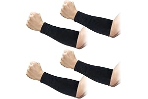 CUT RESISTANT SLEEVES 5-Level Protection Non-Slip Wear-Resistant Working Sleeve Anti-Abrasion Forearm Protector...