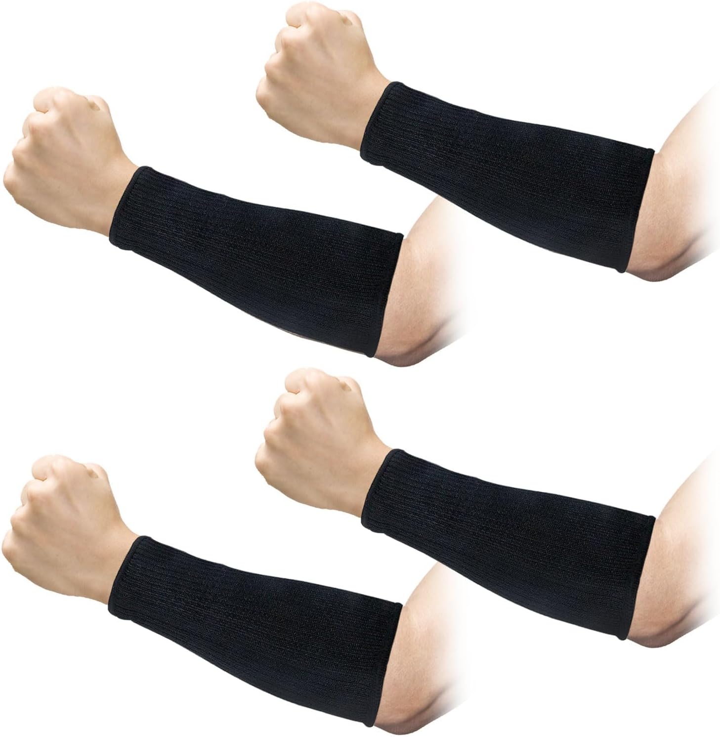 REDANHA 2 Pairs Arm Protection Sleeves Level 5 Protection Cut Burn Resistant Sleeve Anti Abrasion Forearm Cover Protector