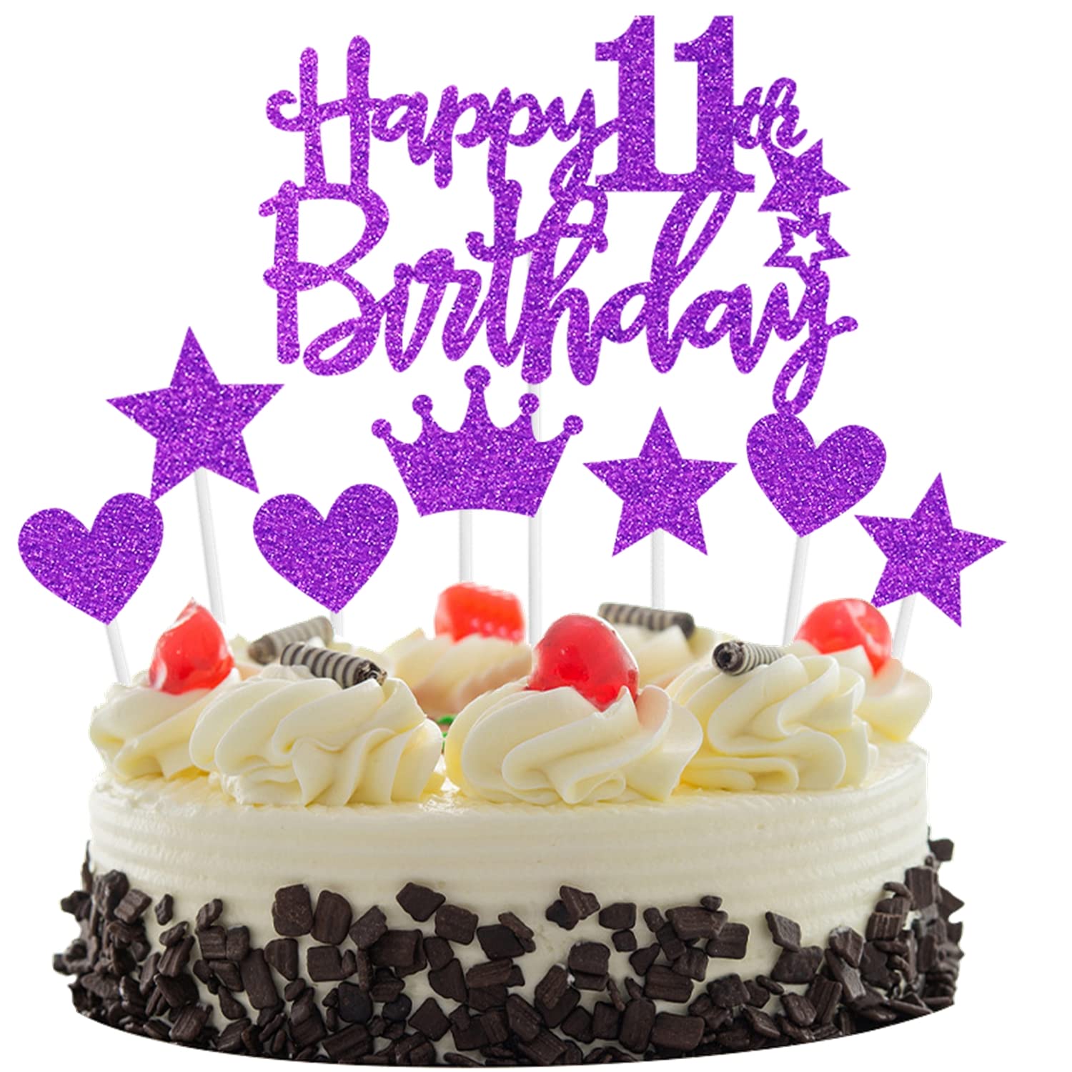 Ballons Décoration 11 Ans Anniversaire Violet Décoration 11 Ans