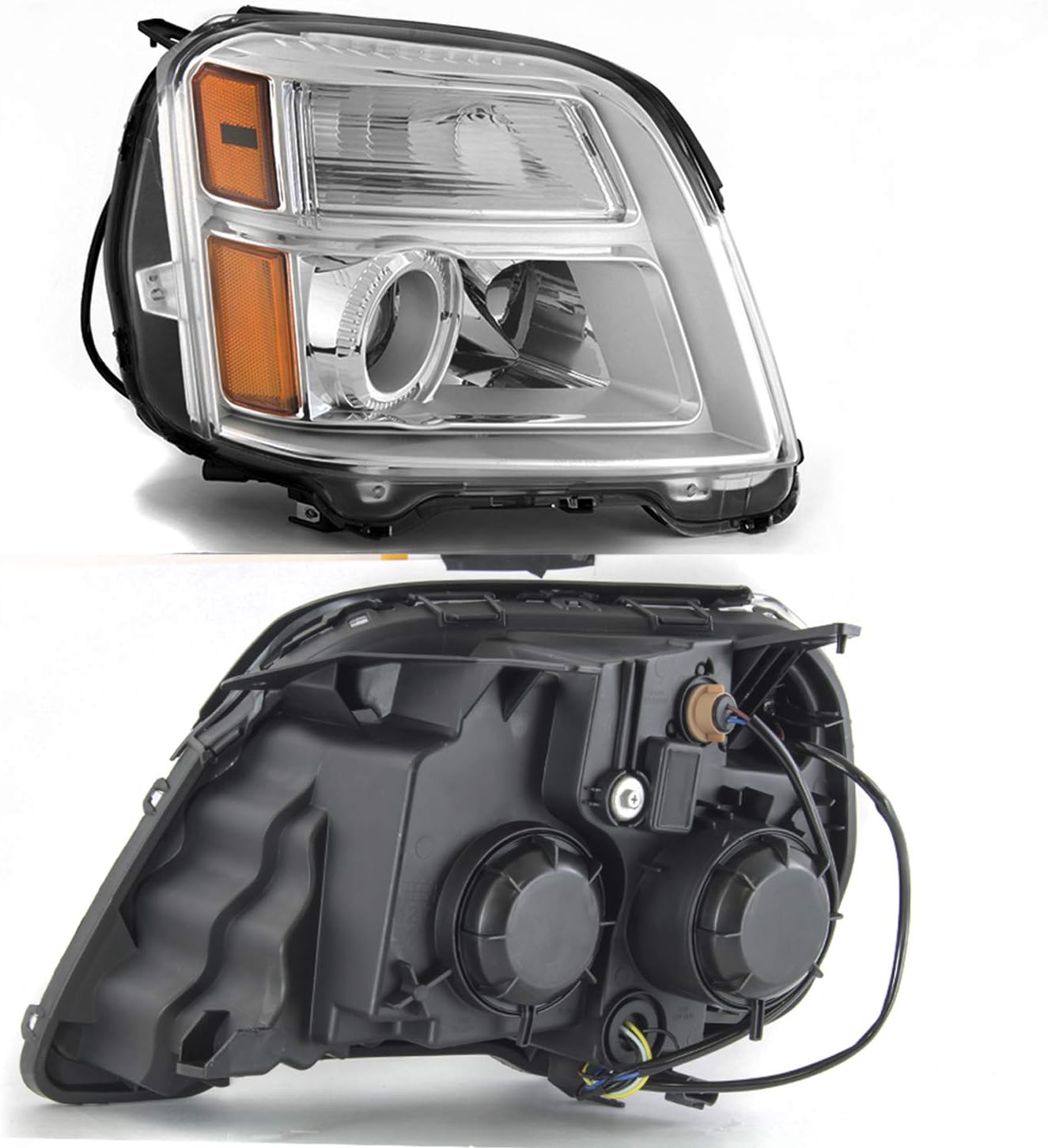AKKON - Fits 2010-2015 GMC Terrain SUV [Halogen Type] Original Manufacturer Style Headlights Assembly Full Set