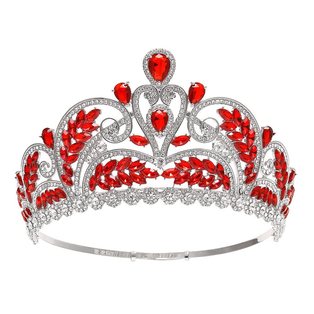 Biżuteria do włosów korona tiary dla kobiet kryształowe tiary ślubne srebrne korony królowej dla kobiet Rhinestone Party korowód diadem ślubne akcesoria do włosów, czarne