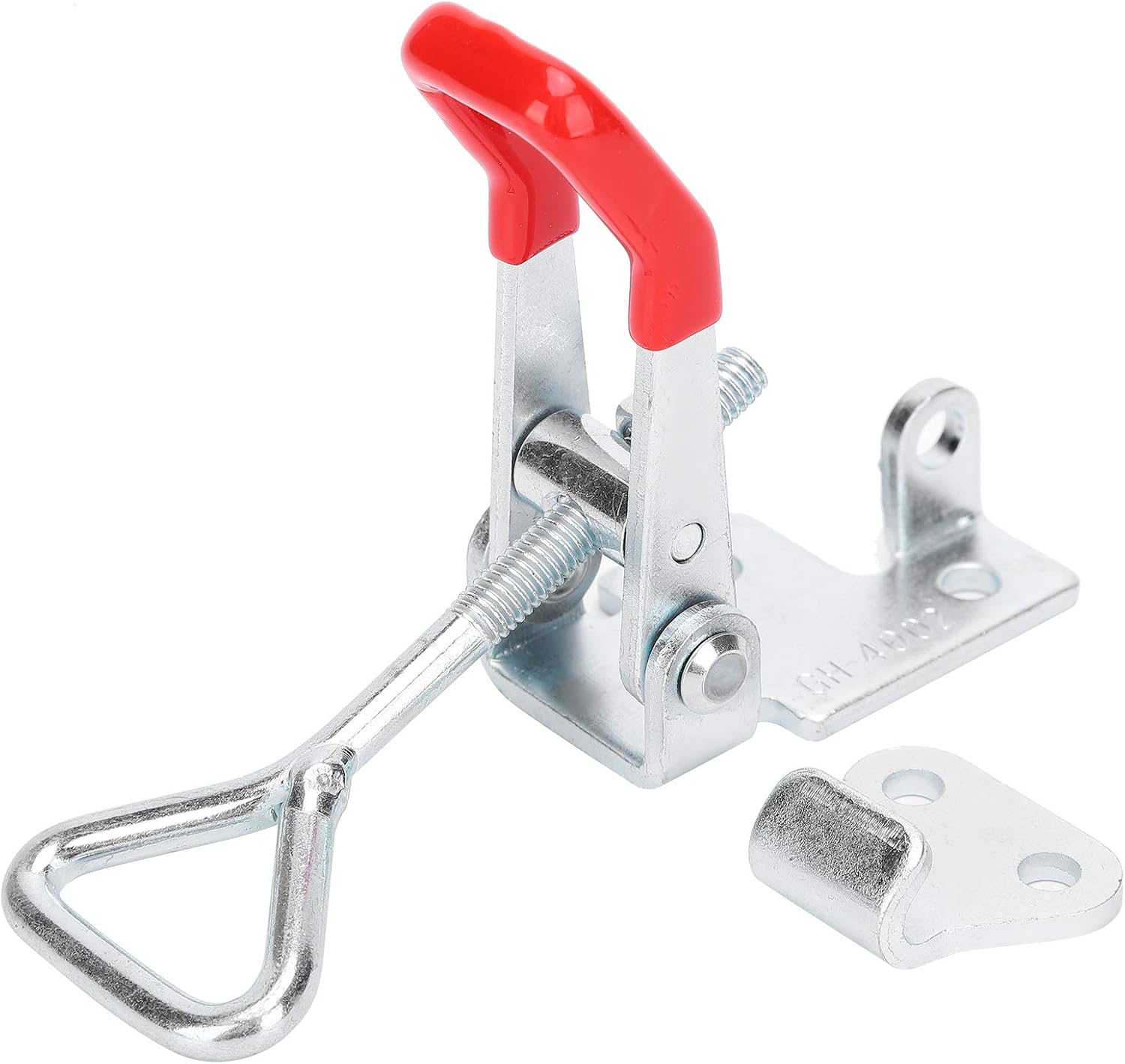 4002 Zinc Plating Toggle Clamp, Quick Fixture Clamp Tool, Triangular Shaped Lever with Galvanized Coating for Welding Processing and Mechanical Assembly, Durable and Resi
