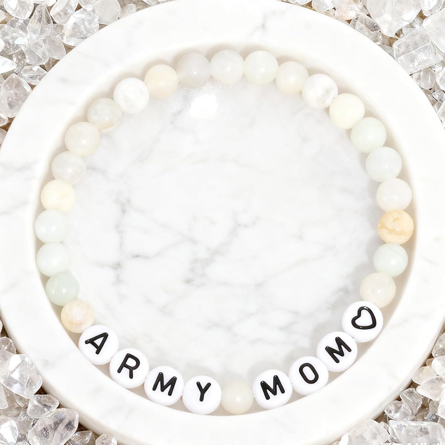 Kivosliviz Army Mom Gifts for Women Bracelet Military Birthday Mothers Day Proud Army Mom Jewelry - Image 6