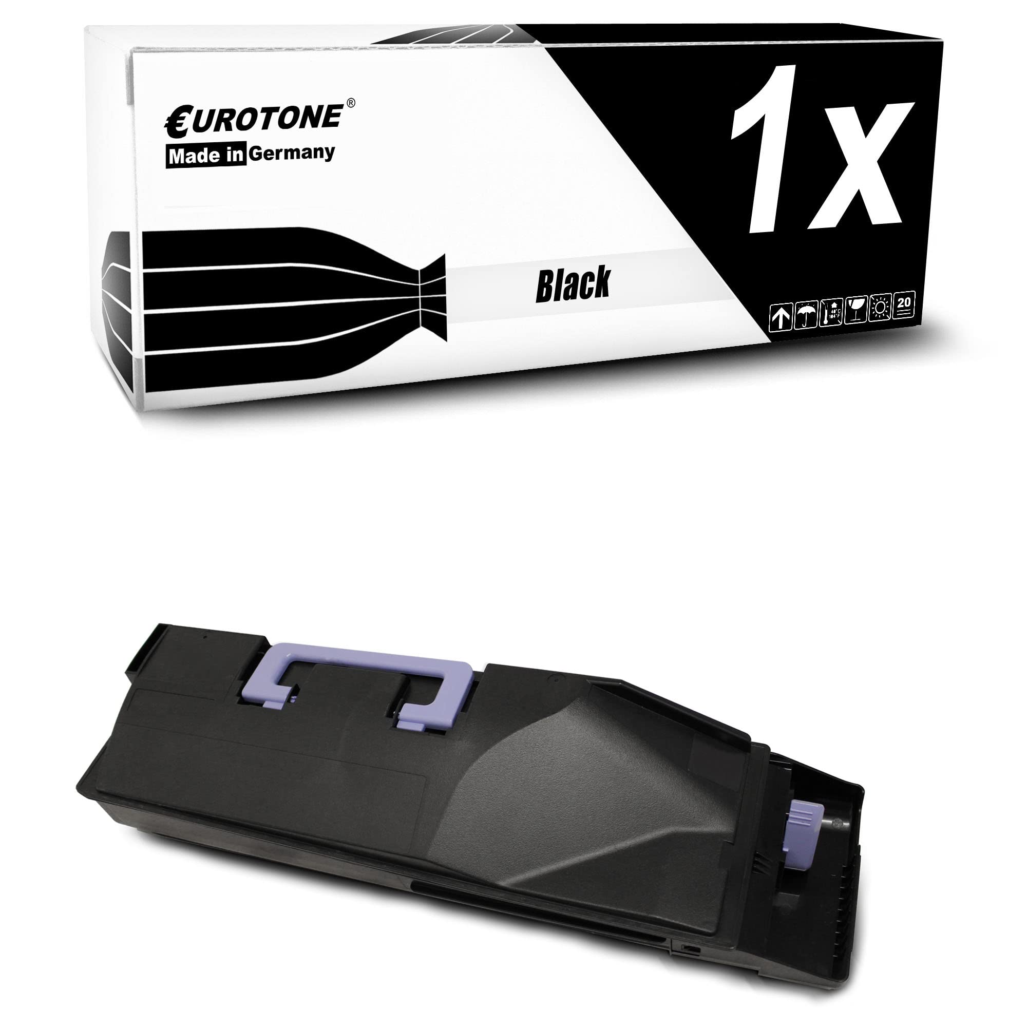 Eurotone Tóner compatible como repuesto para Utax 206ci 256ci sustituye al cartucho de tinta negro 652511010