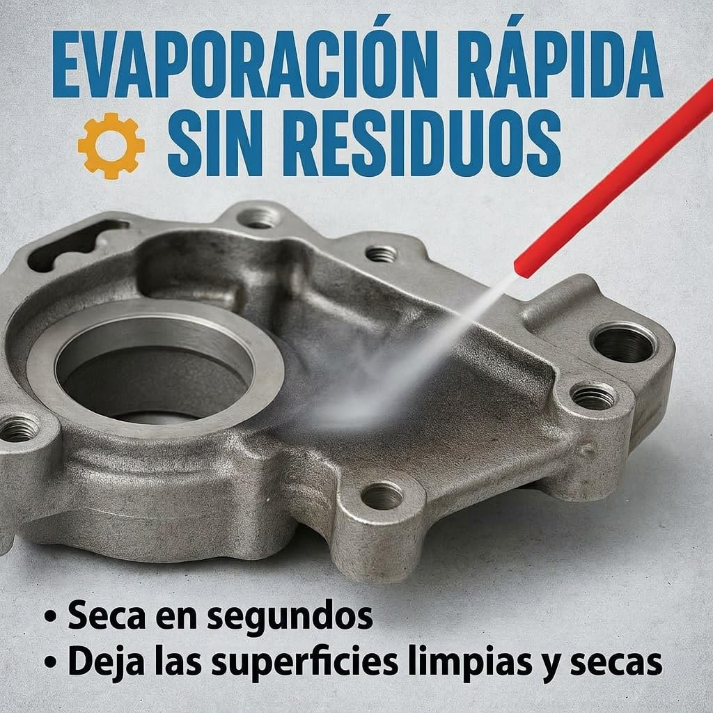 GiDeli Limpiador de frenos, 4 bidones de 5 l, para coche, moto y bicicleta, elimina aceite, grasa, polvo de frenos, restos de pegamento, desengrasante para taller, secado rápido, sin dejar residuos