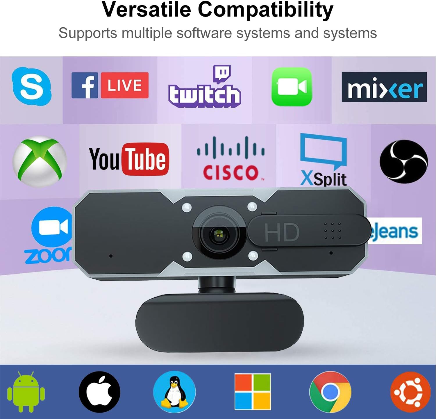 Amаzоn Crаzу 🔥 Dеаlѕ 1080P Webcam with Microphone, 2021 COSHIP Gaming Webcam with Adjustable Brightness, Privacy Cover, Auto Focus, H.265 Technology, Streaming Web Camera for Zoom Skype Xbox one, PC Mac Laptop Desktop