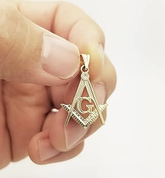 Amazon | AMZ Jewelry フリーメイソンペンダント 10K イエロー